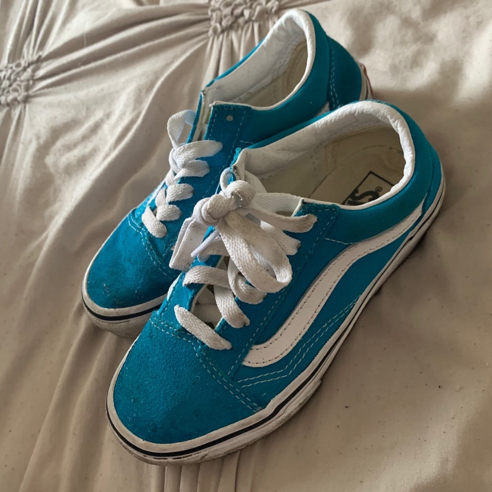 Teal vans